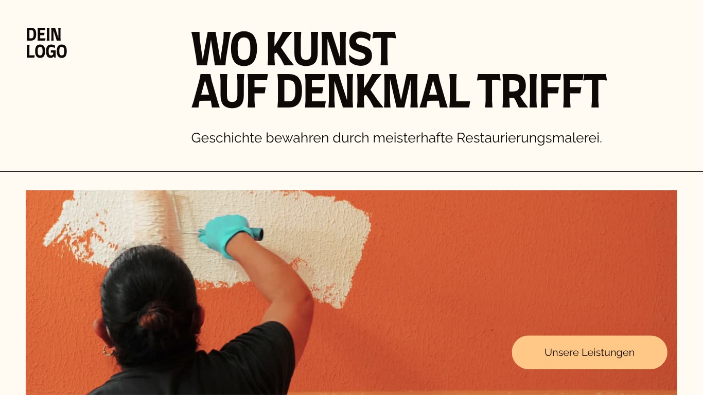 Website-Beispiel für einen Handwerksbetrieb